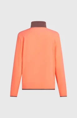 DamesFWC'Cruz Triple Polartec® fleecetrui met halve rits| Oranje Mix
