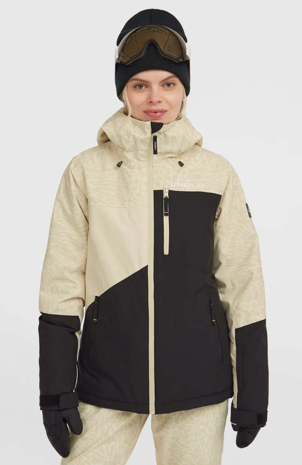 DamesFWC'Cruz Triple wintersportjas| Beige
