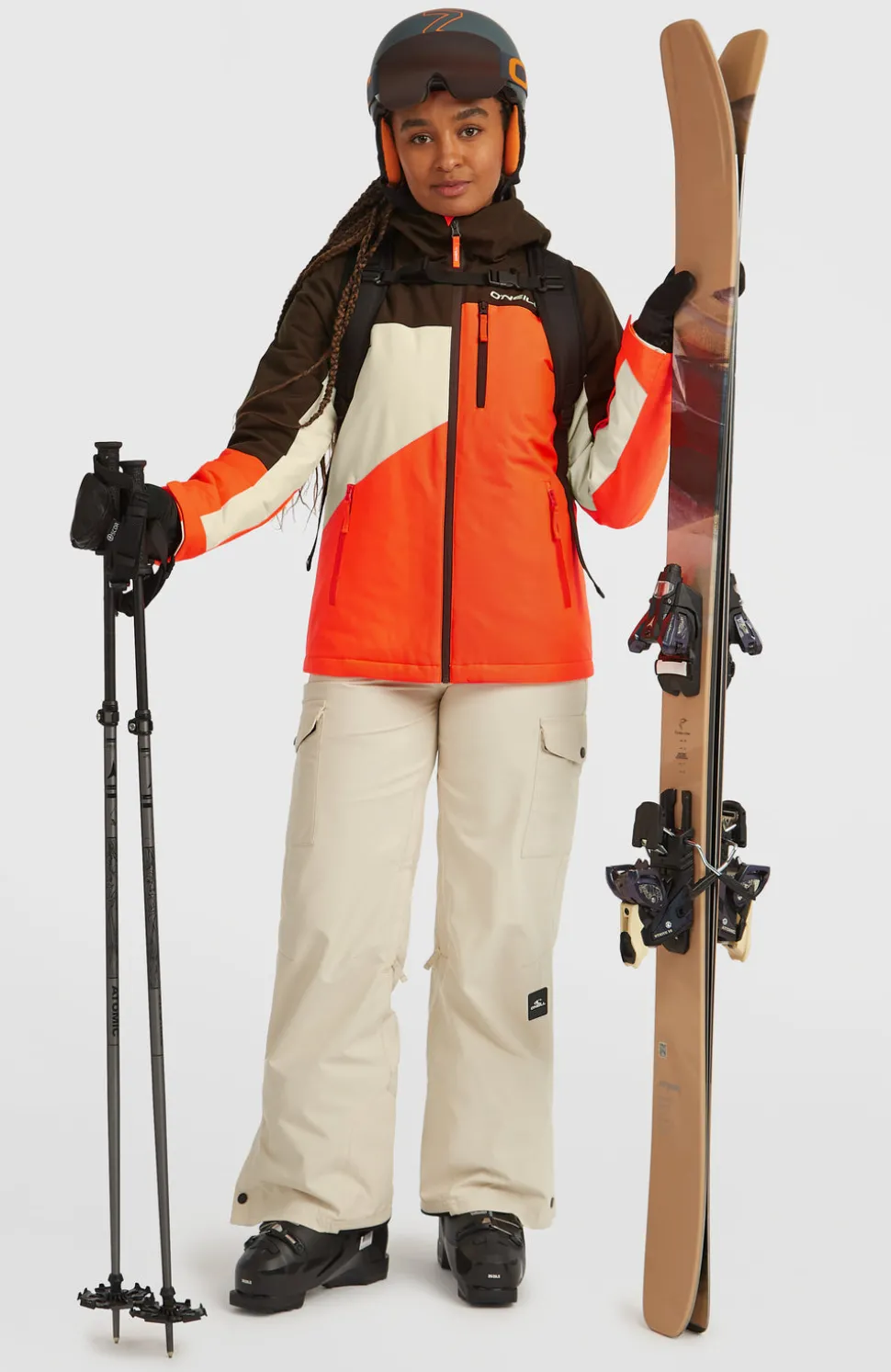 DamesFWC'Cruz Triple wintersportjas| Bruin Mix