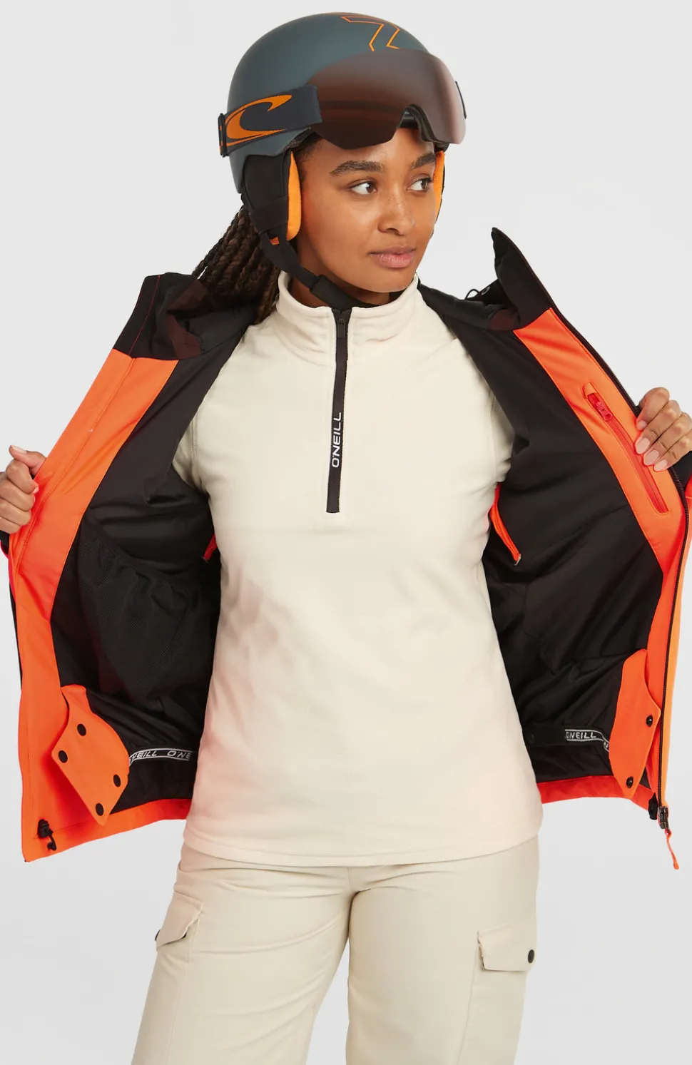 DamesFWC'Cruz Triple wintersportjas| Bruin Mix