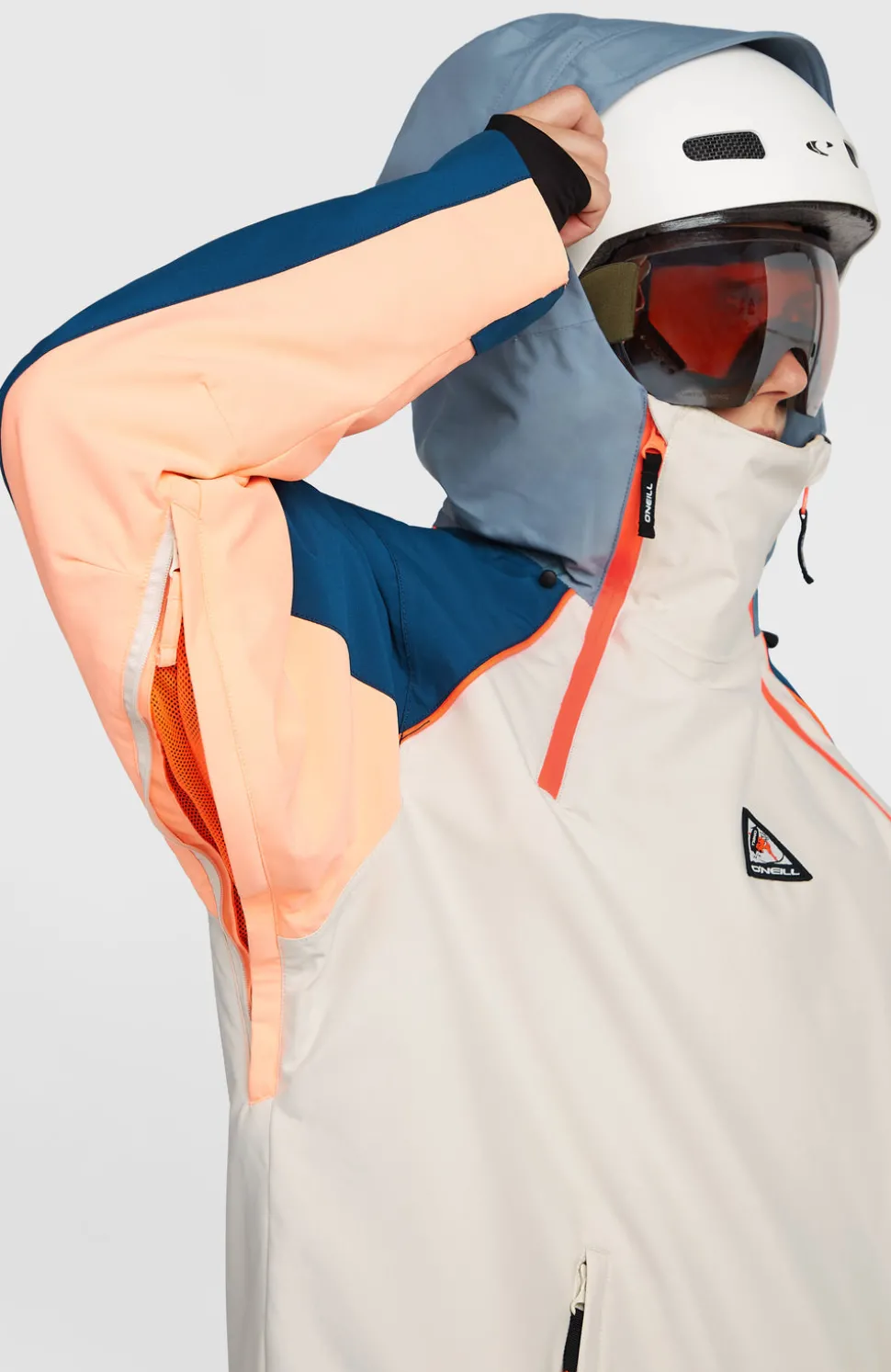 DamesFWC'Play Asymmetric wintersportjas| Blauw Mix