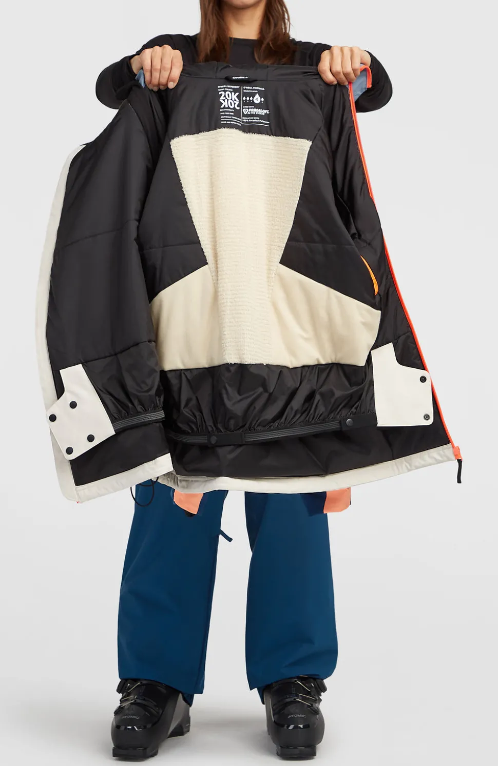 DamesFWC'Play Asymmetric wintersportjas| Blauw Mix