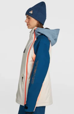 DamesFWC'Play Asymmetric wintersportjas| Blauw Mix