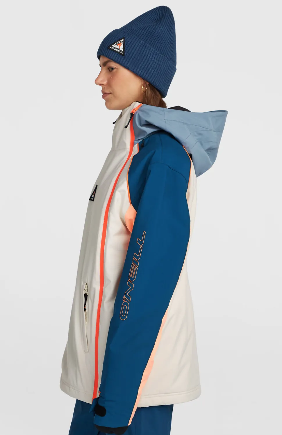 DamesFWC'Play Asymmetric wintersportjas| Blauw Mix