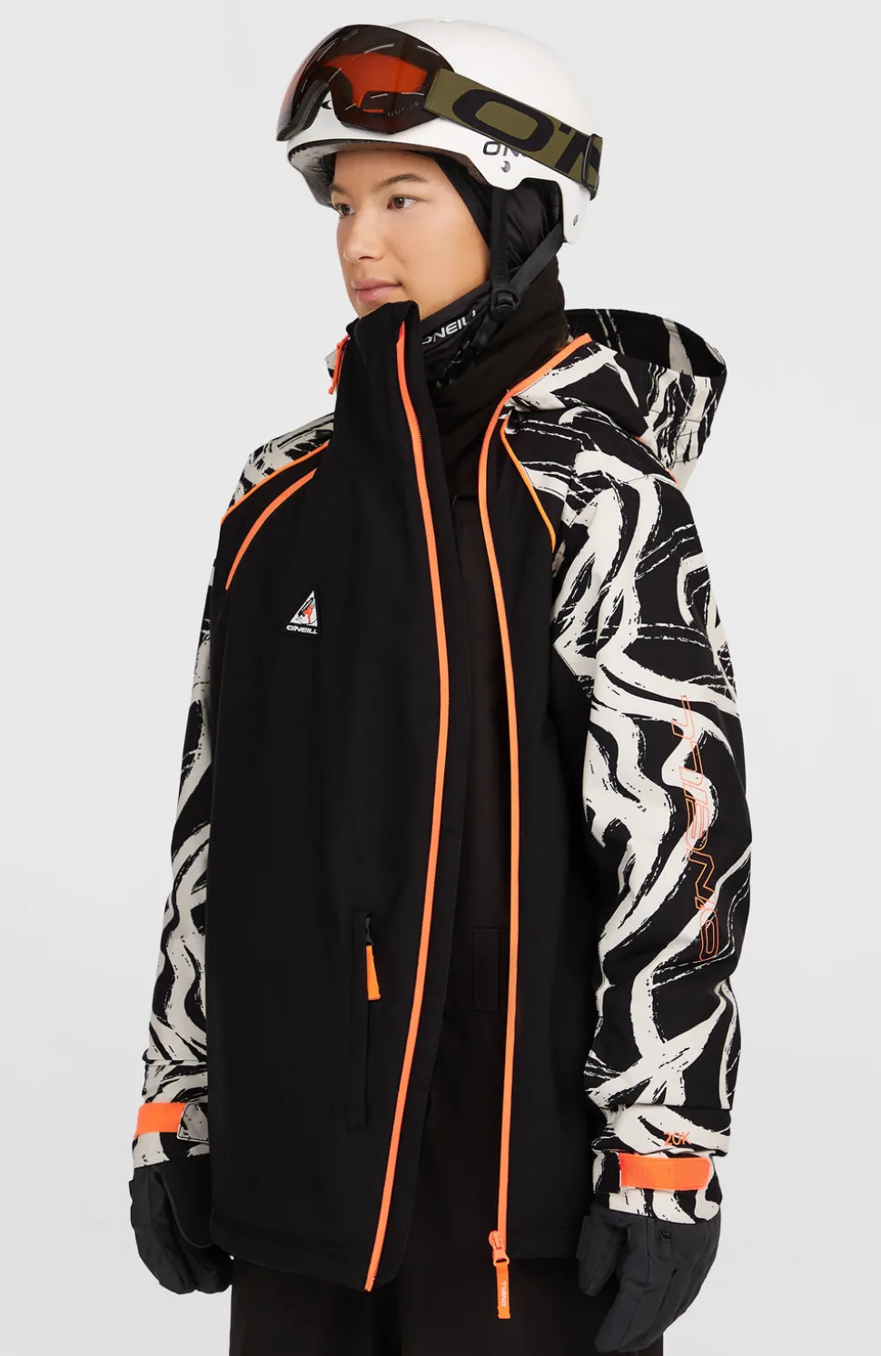 DamesFWC'Play Asymmetric wintersportjas| Wit