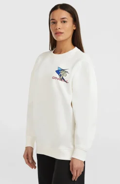 DamesFWC'Play Crew sweater| Wit