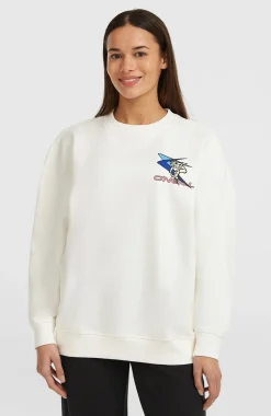 DamesFWC'Play Crew sweater| Wit