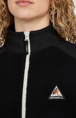 DamesFWC'Play Hyperfleece trui met volledige rits| Zwart