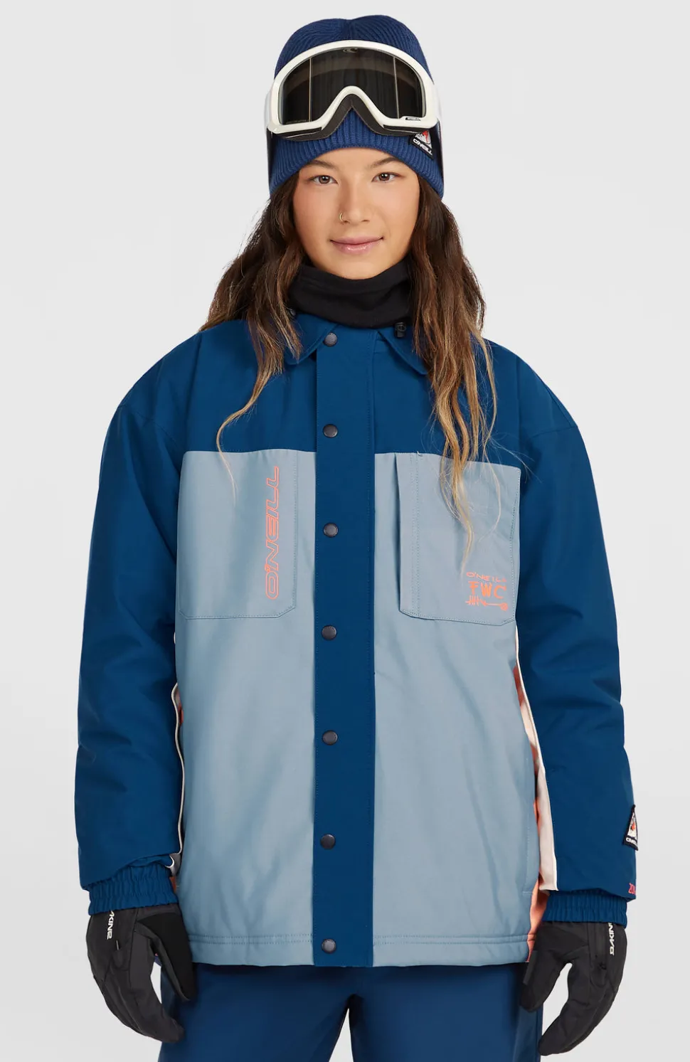 DamesFWC'Play Shacket wintersportjas| Blauw Mix