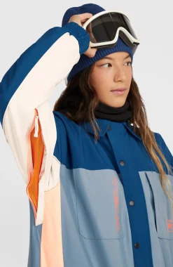 DamesFWC'Play Shacket wintersportjas| Blauw Mix