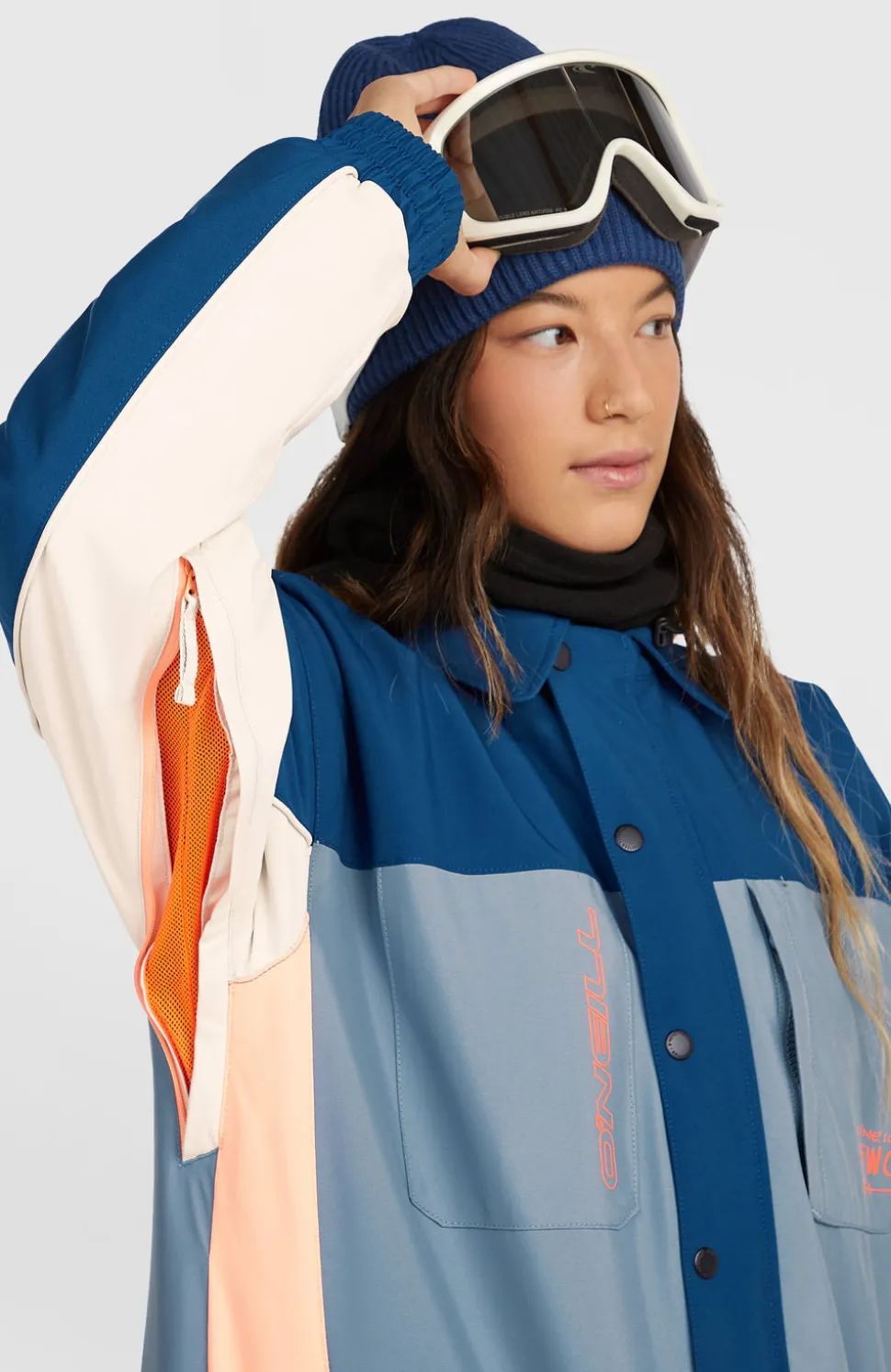 DamesFWC'Play Shacket wintersportjas| Blauw Mix