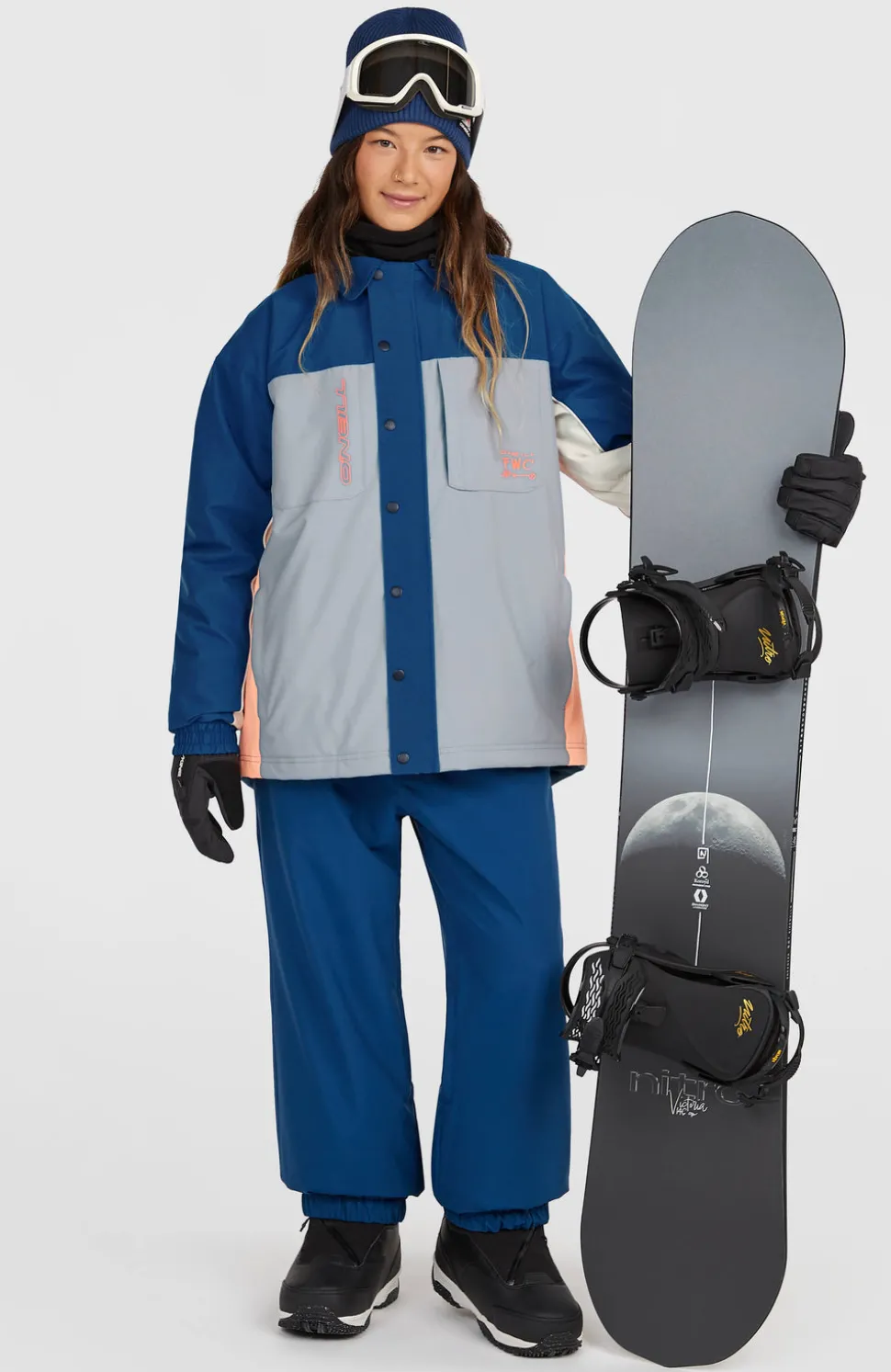 DamesFWC'Play Shacket wintersportjas| Blauw Mix