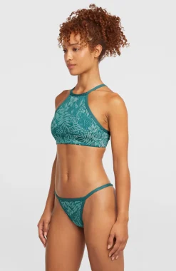 DamesHigh-Neck bikiniset| Groen