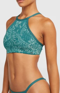 DamesHigh-Neck bikiniset| Groen