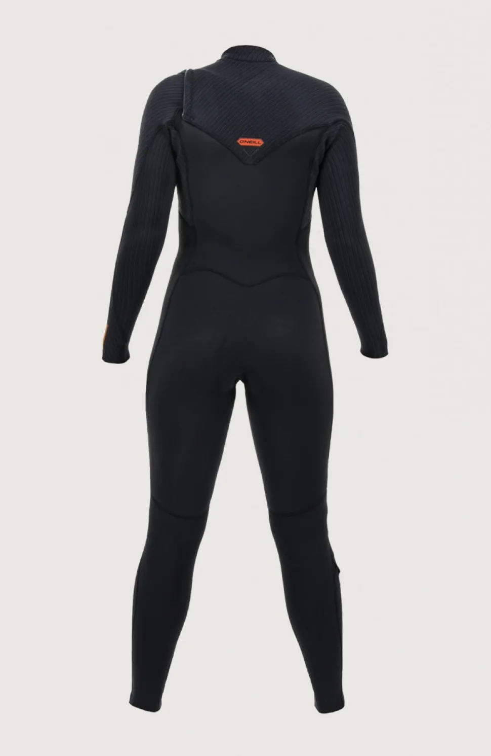DamesHyperfreak Plus 3/2mm Chest Zip Full Wetsuit| Zwart