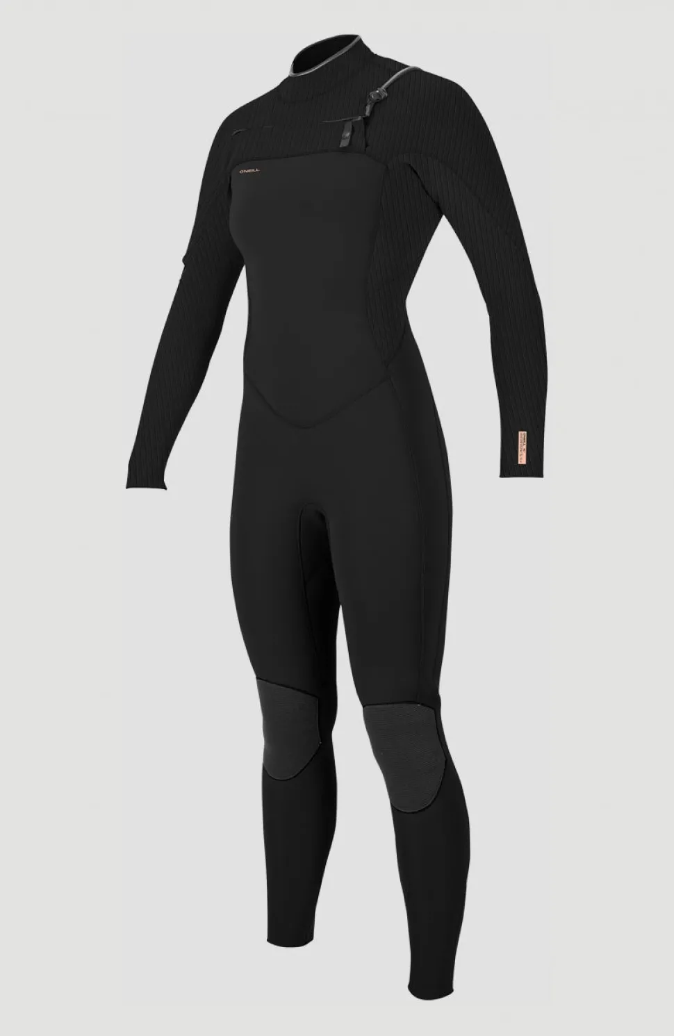 DamesHyperfreak Plus 5/4mm Chest Zip Full Wetsuit| Zwart