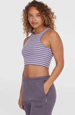 DamesJess Rib tanktop| Paars