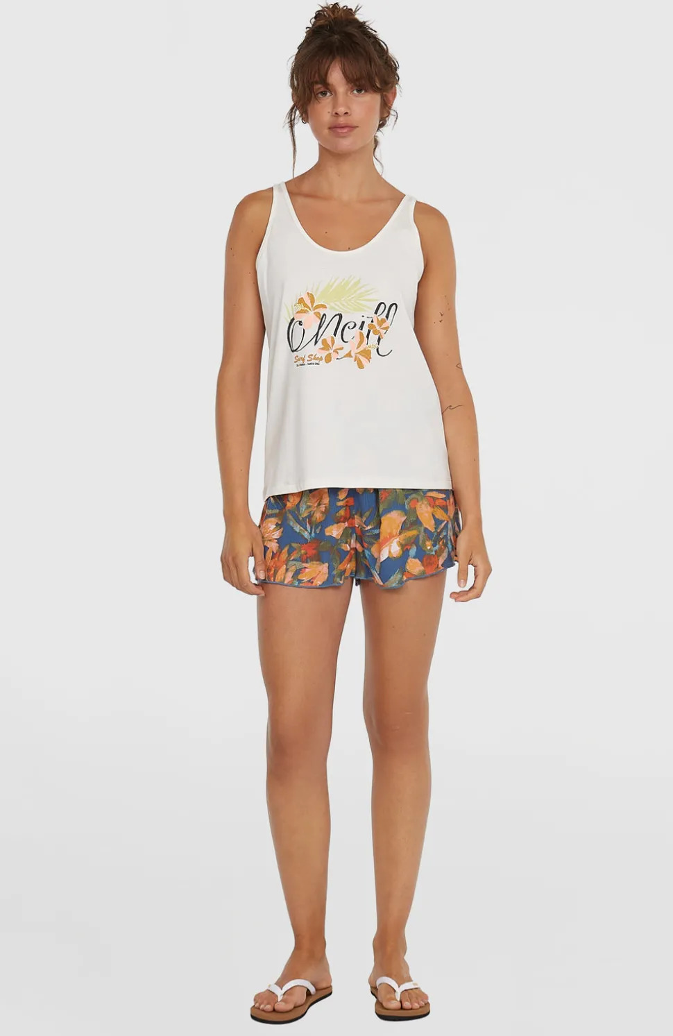 DamesJohnny Smocked Waist short| Blauw