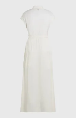 DamesLori Maxi overhemdjurk| Wit