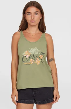 DamesLuana Graphic tanktop| Groen