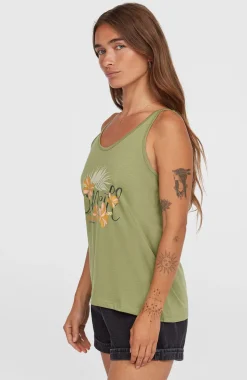 DamesLuana Graphic tanktop| Groen