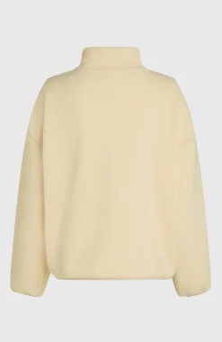 DamesMust-Have High-Pile fleecevest met volledige rits| Beige