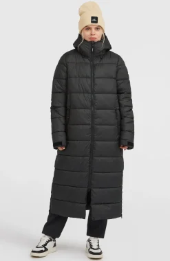 DamesMust-Have lange pufferjas| Zwart