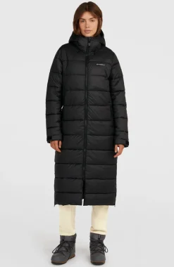 DamesMust-Have lange pufferjas| Zwart