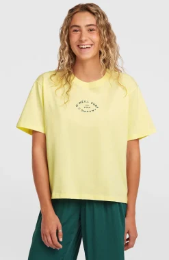 DamesO'Neill Boxy Back-Print T-shirt| Geel