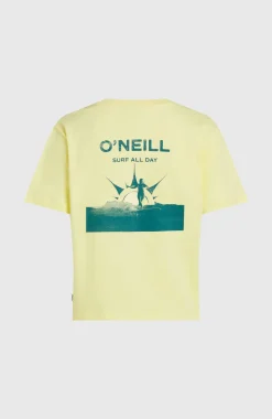 DamesO'Neill Boxy Back-Print T-shirt| Geel