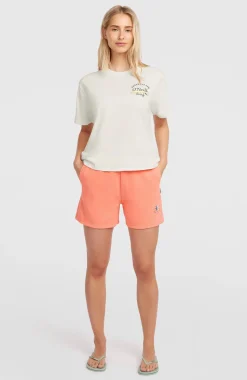 DamesO'Neill Boxy Back-Print T-shirt| Wit