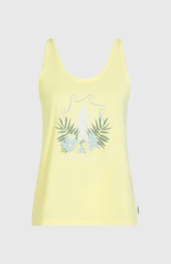 DamesO'Neill Graphic tanktop| Geel