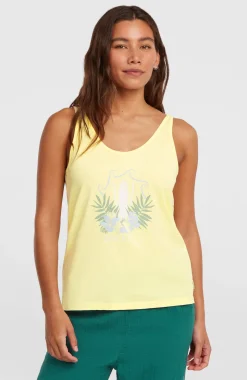 DamesO'Neill Graphic tanktop| Geel