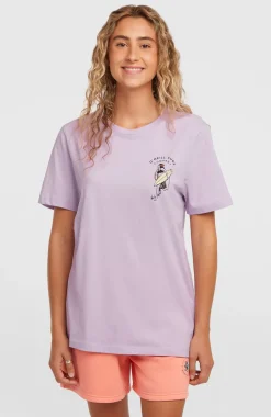 DamesO'Neill Graphic T-shirt| Paars