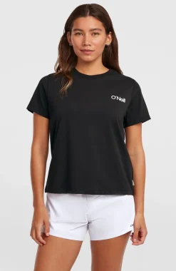 DamesO'Neill Polygiene Cotton Graphic T-shirt| Zwart