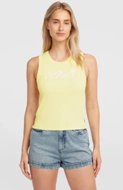 DamesO'Neill Rib tanktop| Geel