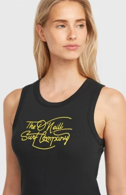 DamesO'Neill Rib tanktop| Zwart