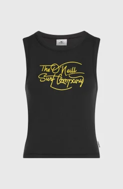 DamesO'Neill Rib tanktop| Zwart