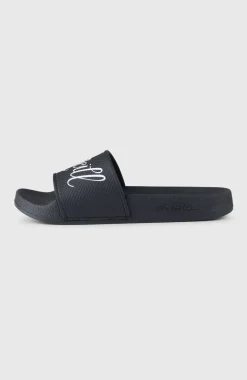 DamesO'Neill Script slippers| Zwart