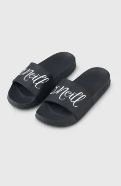 DamesO'Neill Script slippers| Zwart