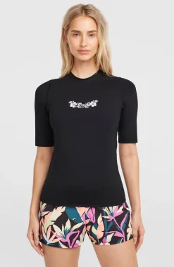 DamesO'Neill UV-shirt met korte mouwen| Zwart