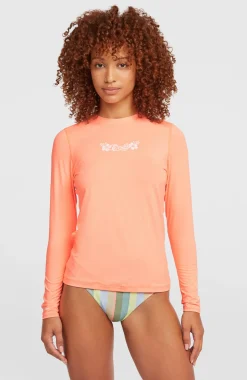 DamesO'Neill UV-shirt met lange mouwen| Oranje