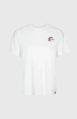 DamesO'Riginals Back-Print T-shirt| Wit