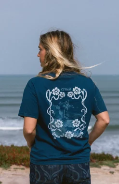 DamesO'Riginals Back-Print T-shirt| Blauw