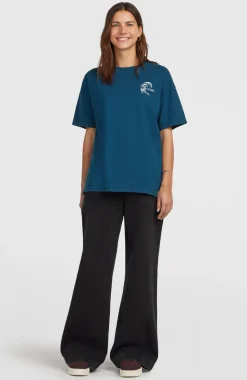 DamesO'Riginals Back-Print T-shirt| Blauw