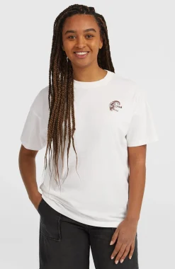 DamesO'Riginals Back-Print T-shirt| Wit