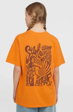 DamesO'Riginals Back-Print T-shirt| Oranje