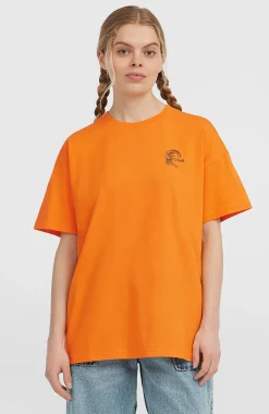 DamesO'Riginals Back-Print T-shirt| Oranje