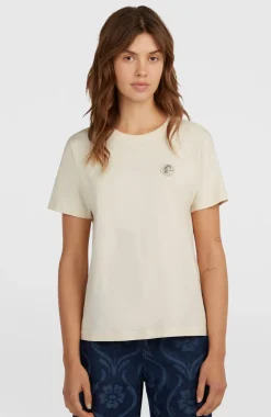 DamesO'Riginals Badge T-shirt| Wit