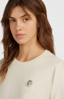 DamesO'Riginals Badge T-shirt| Wit